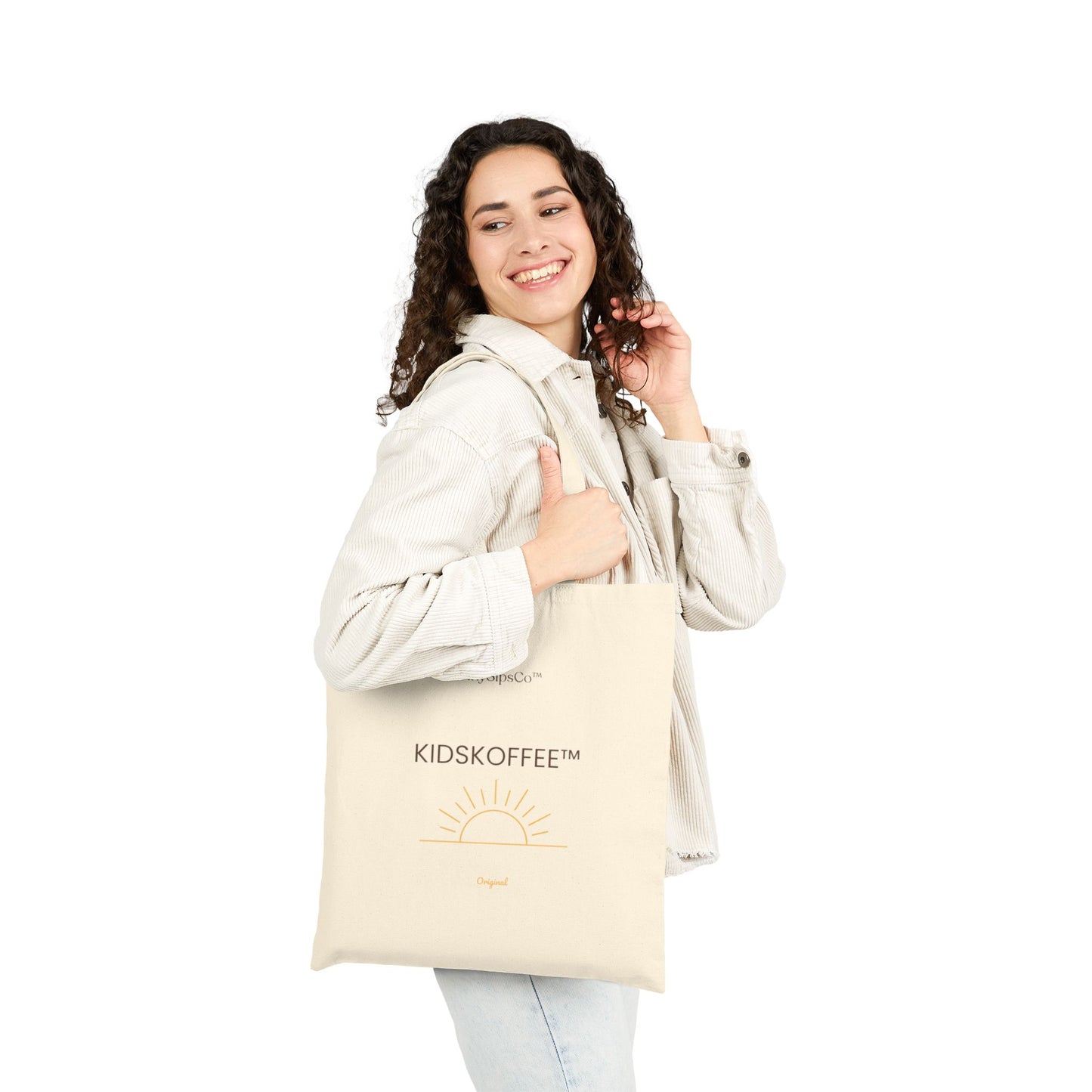 The Sippers Sac: Eco-Friendly Cotton Canvas Tote Bag