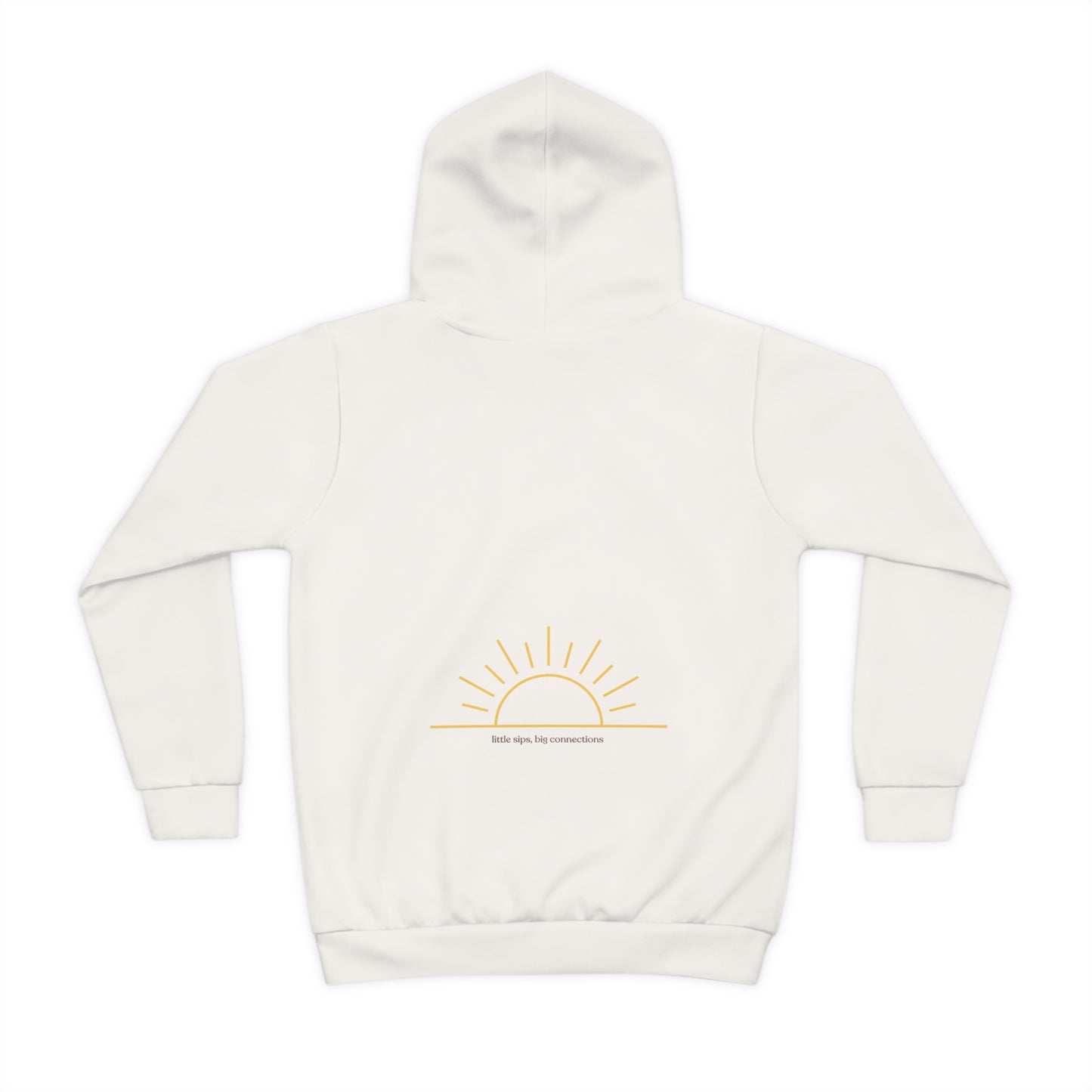 TinySipsCo.™ Children's Hoodie with Sun Design