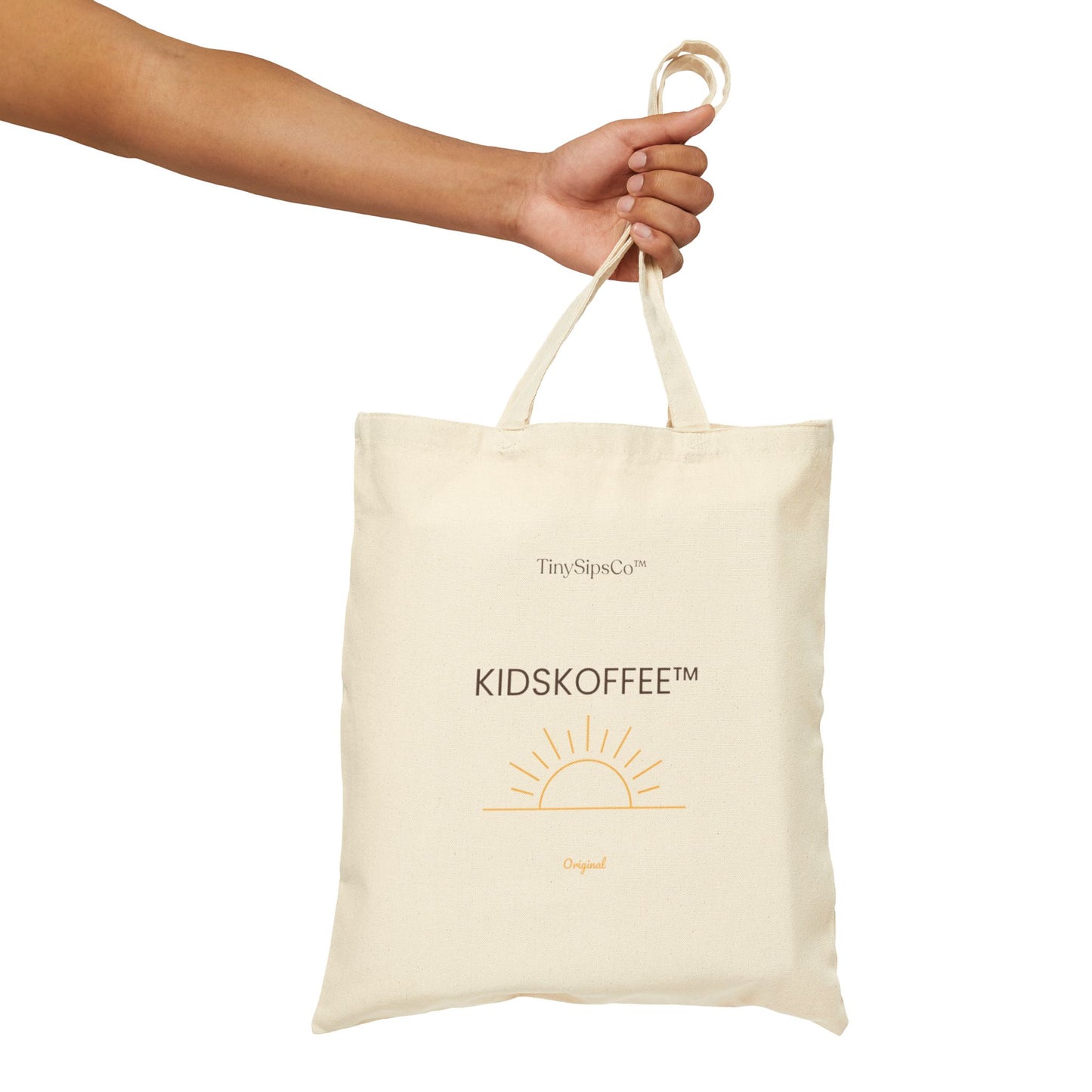 The Sippers Sac: Eco-Friendly Cotton Canvas Tote Bag